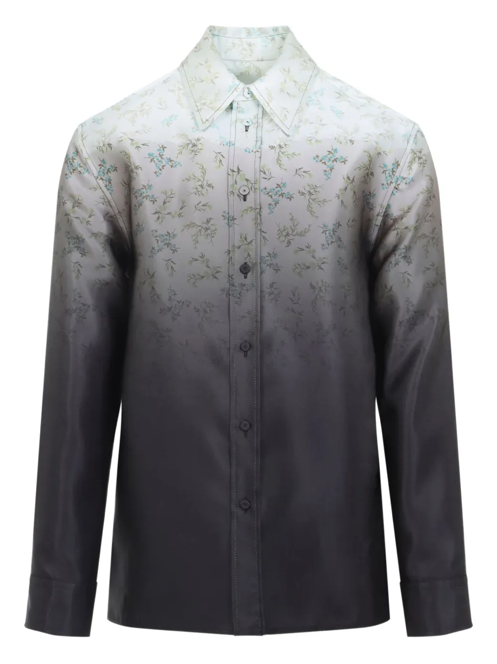 Jil Sander 花卉印花衬衫 | 绿色 | Image 1