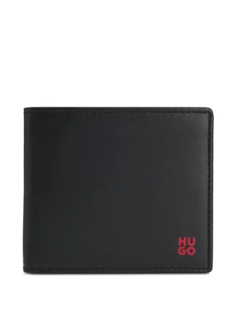 BOSS logo-print wallet
