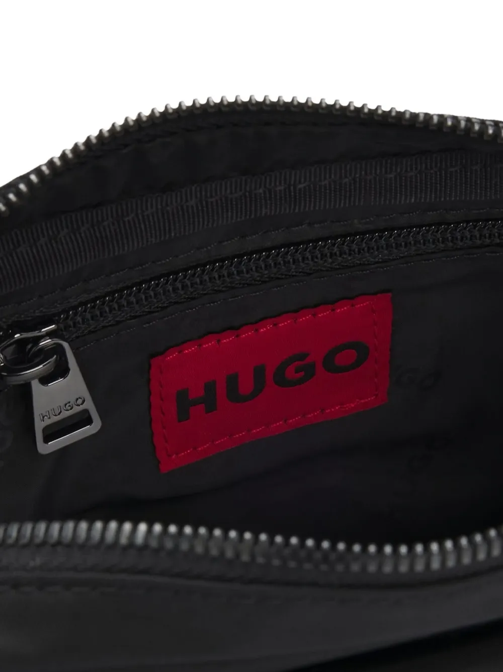 BOSS Schoudertas met logoplakkaat Zwart