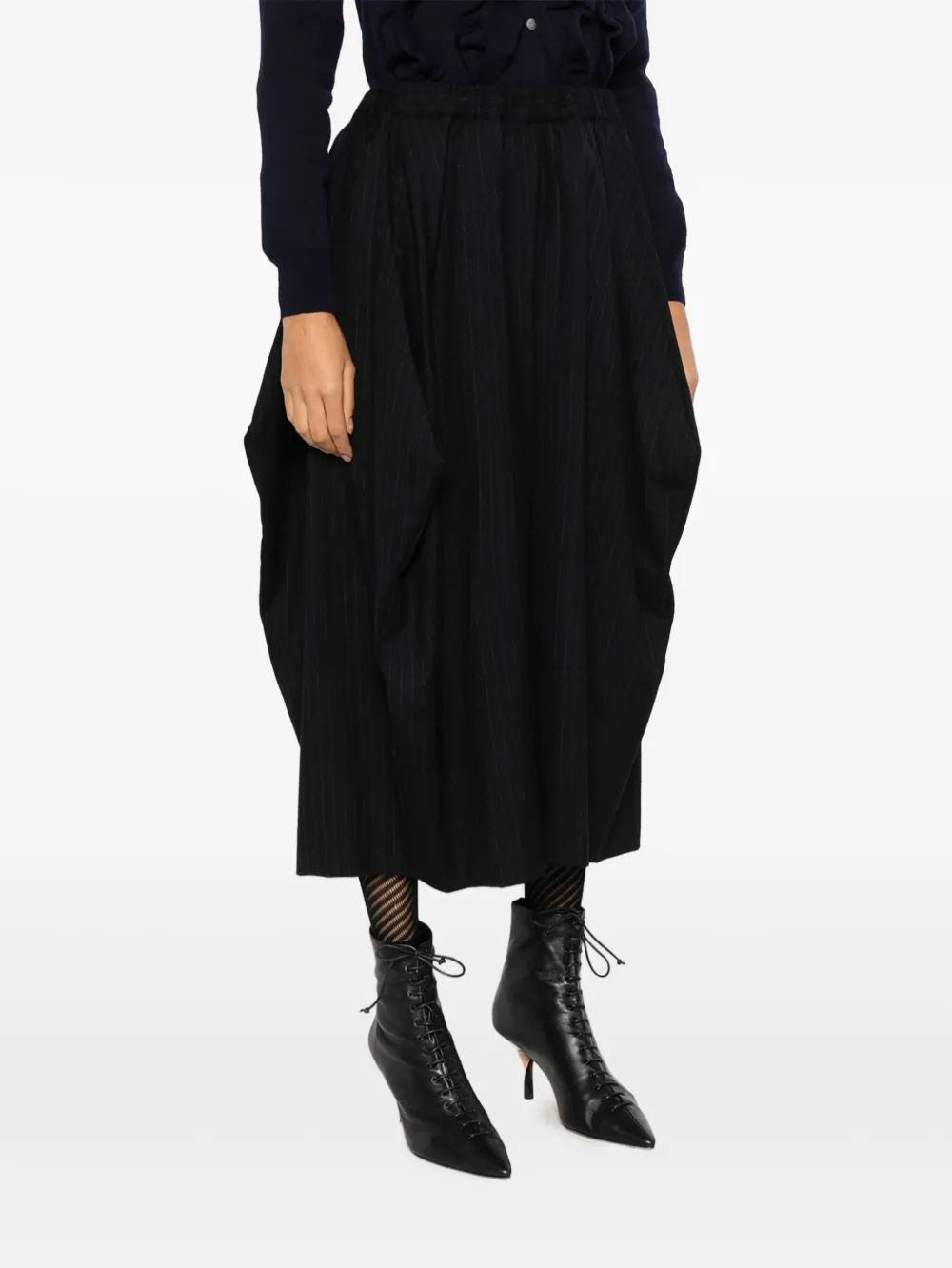 Comme Des Garçons Broek met krijtstreep Grijs