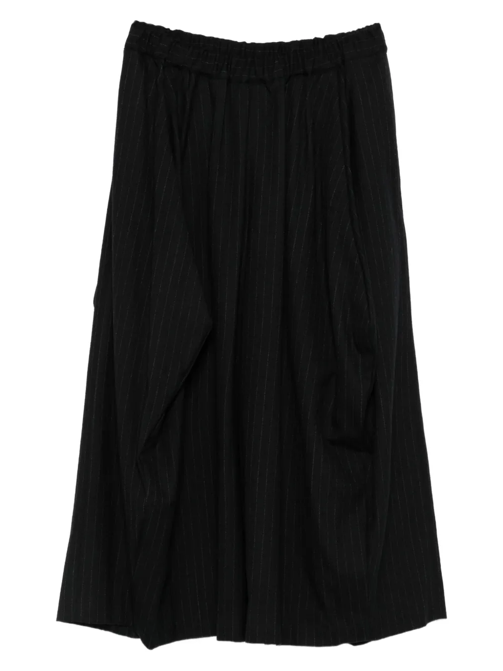 Comme Des Garçons pinstripe cropped trousers - Grigio