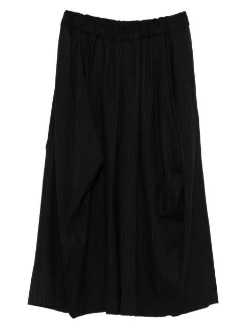 Comme Des Garçons cropped nålestribede bukser