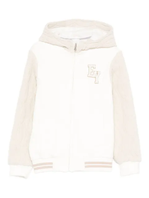 Eleventy Kids hooded long-sleeve sweatshirt