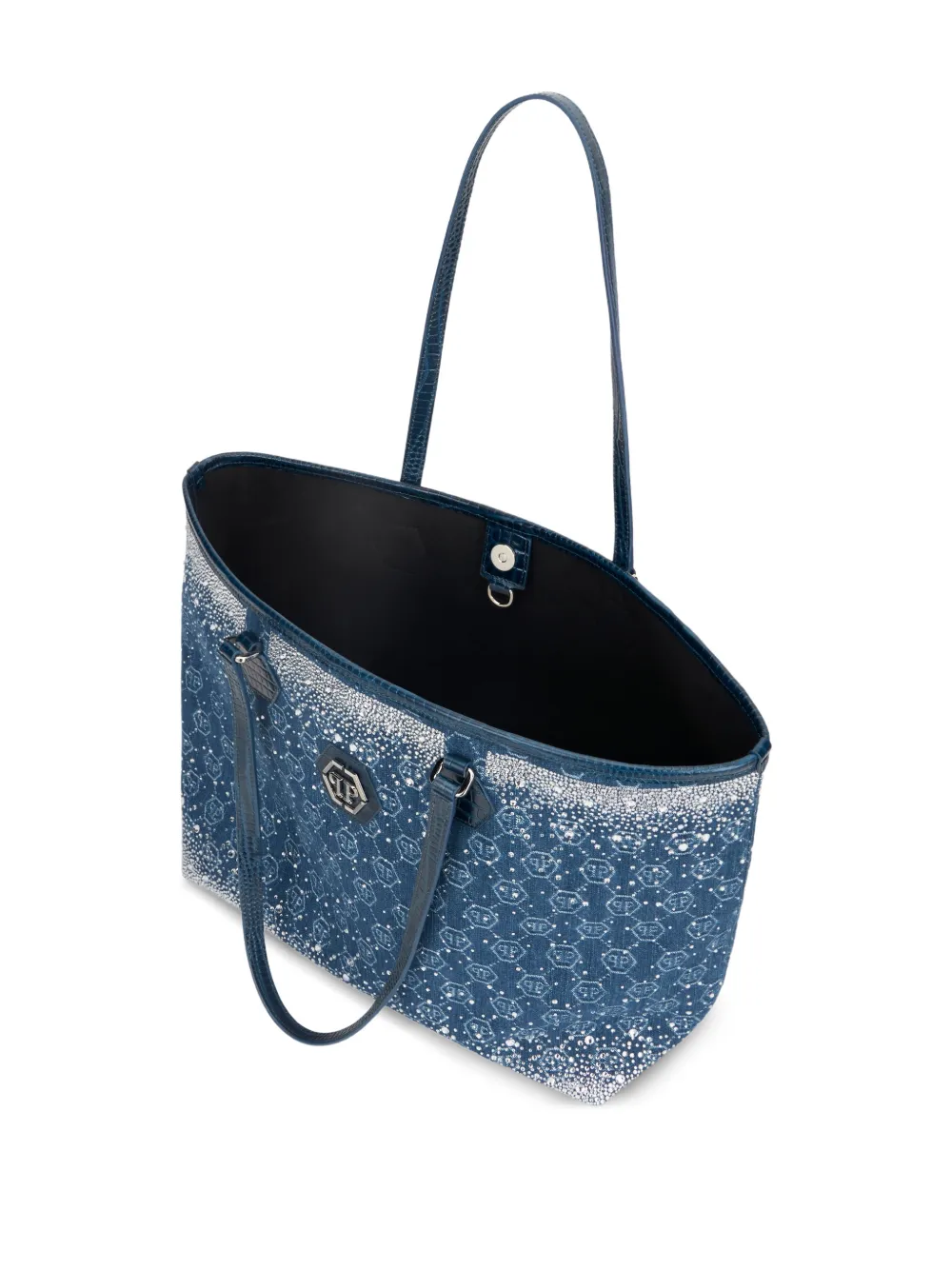  Philipp Plein Logo-detail Tote Bag - Blue 