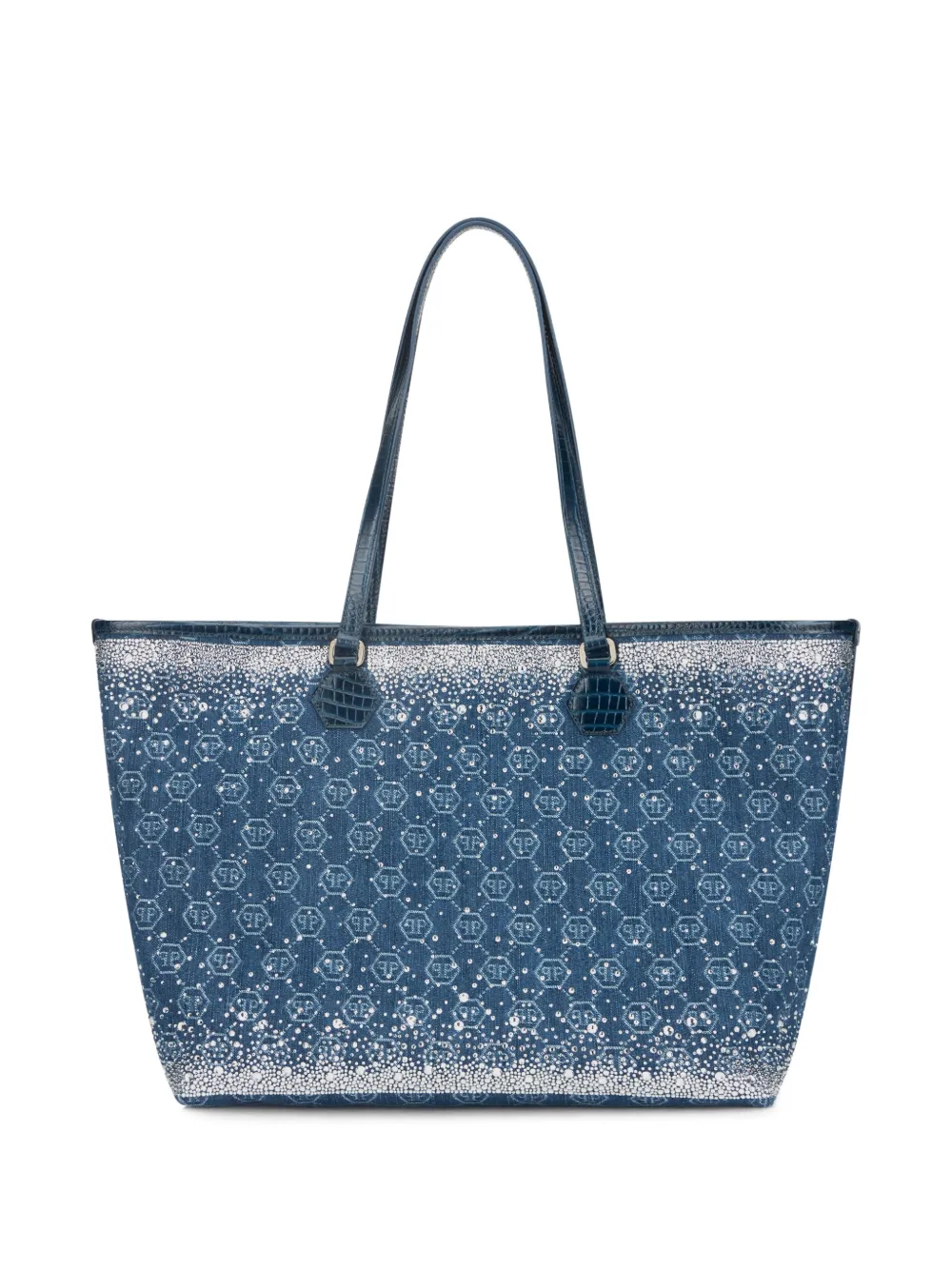  Philipp Plein Logo-detail Tote Bag - Blue 