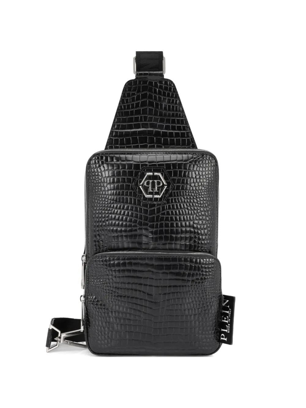 Philipp Plein Borsa a tracolla con logo - Nero