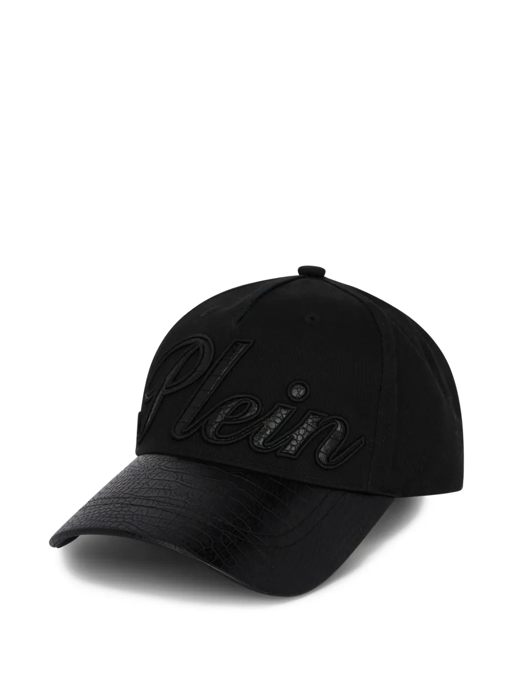 Philipp Plein Cappello da baseball con logo - Nero