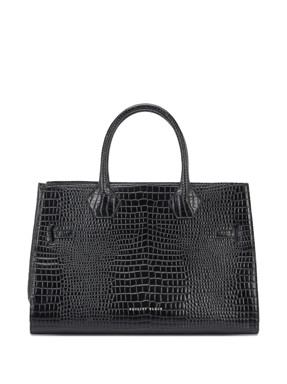 Philipp Plein Grote shopper met krokodillen-effect Zwart