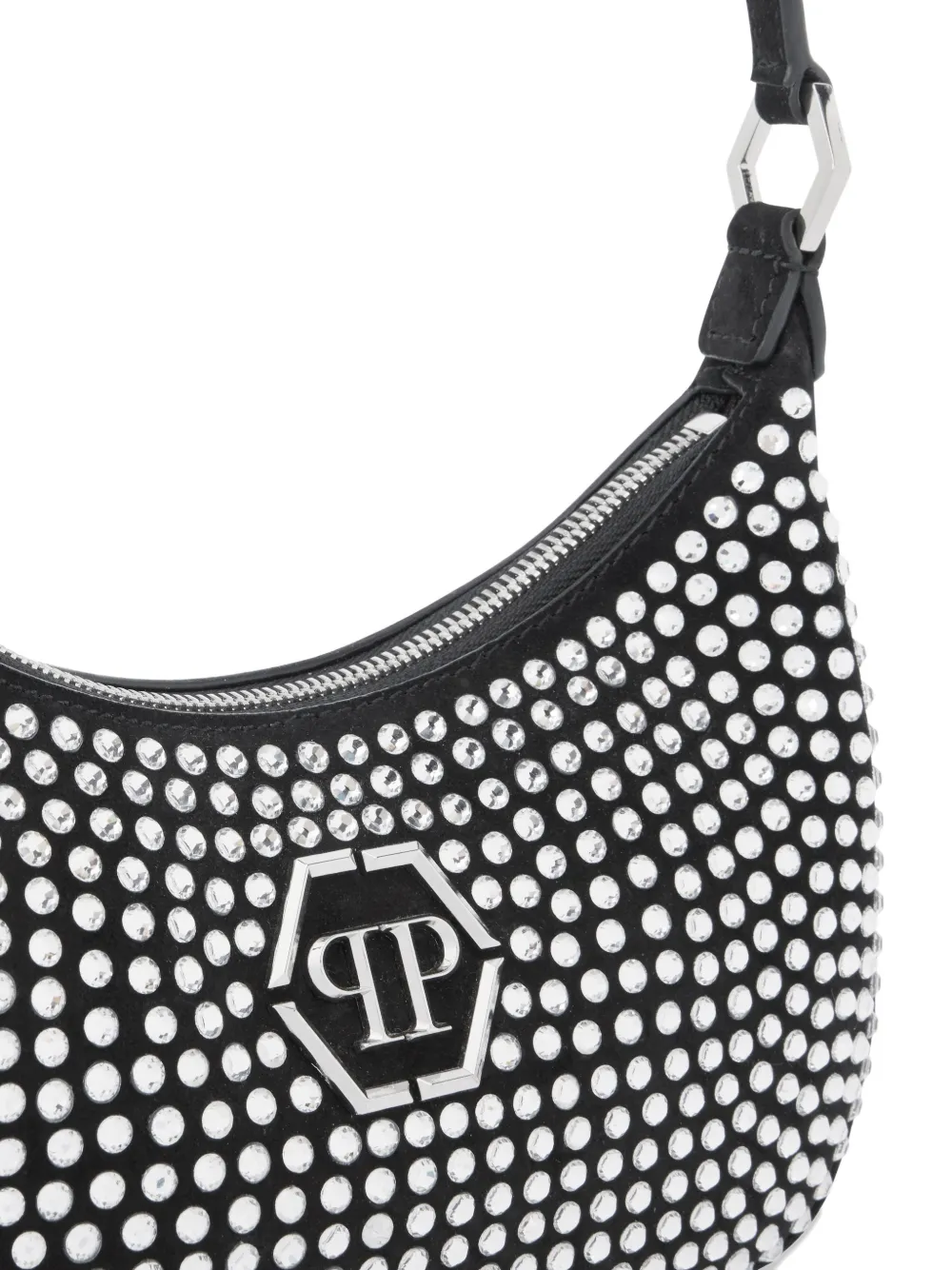 Philipp Plein Schoudertas met logo Zwart