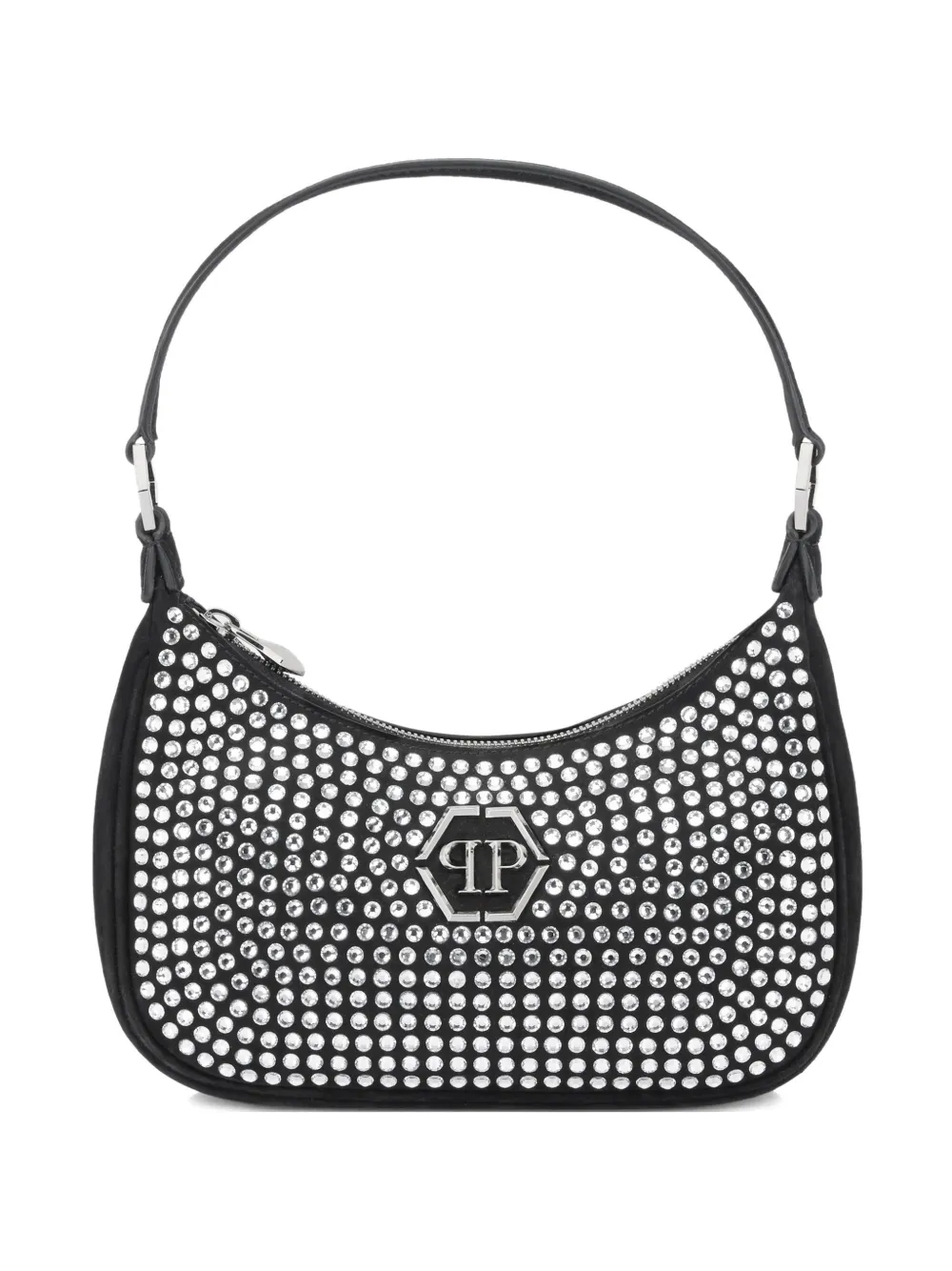 Philipp Plein Borsa a spalla con logo - Nero