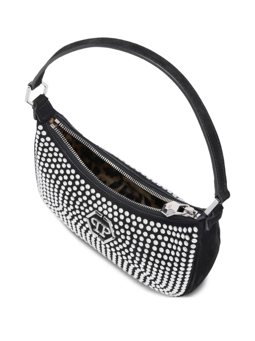  Philipp Plein Logo-detail Shoulder Bag - Black 