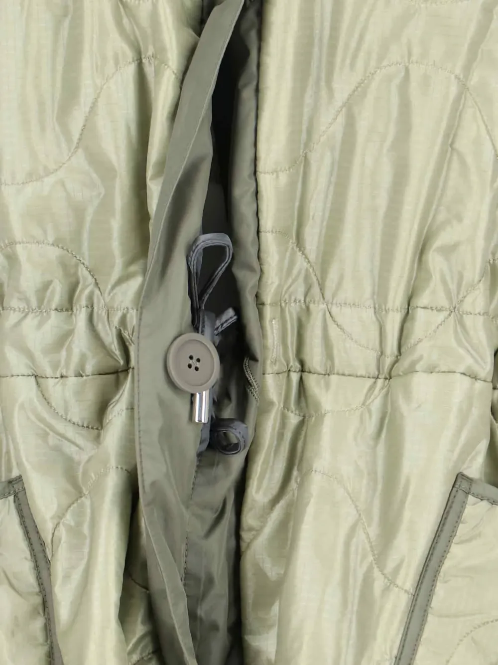 Marfa Stance Oatchwork Reversible Parachute Parka In Green