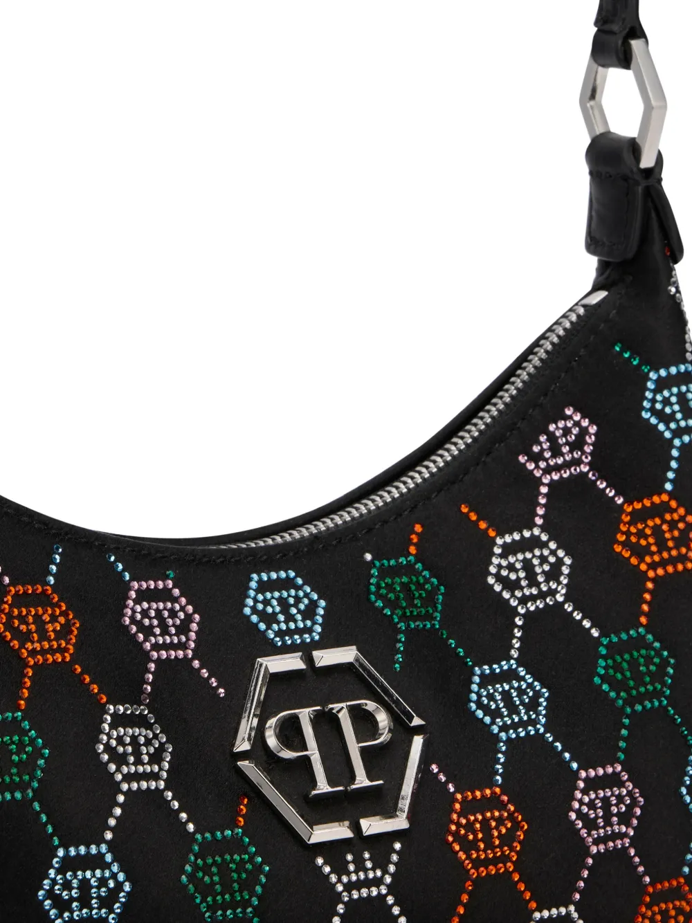 Philipp Plein Verfraaide schoudertas Zwart