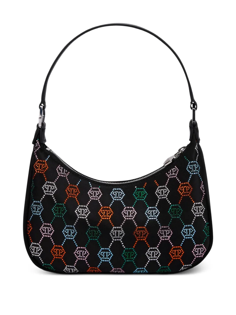  Philipp Plein Embellished Shoulder Bag - Black 