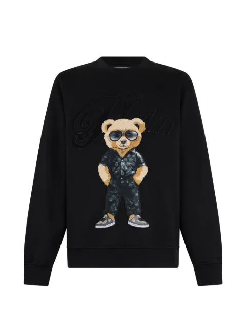 Philipp Plein teddy-embroidery sweatshirt