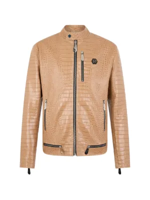 Golden Goose レザーライダースジャケット | ブラック | FARFETCH JP