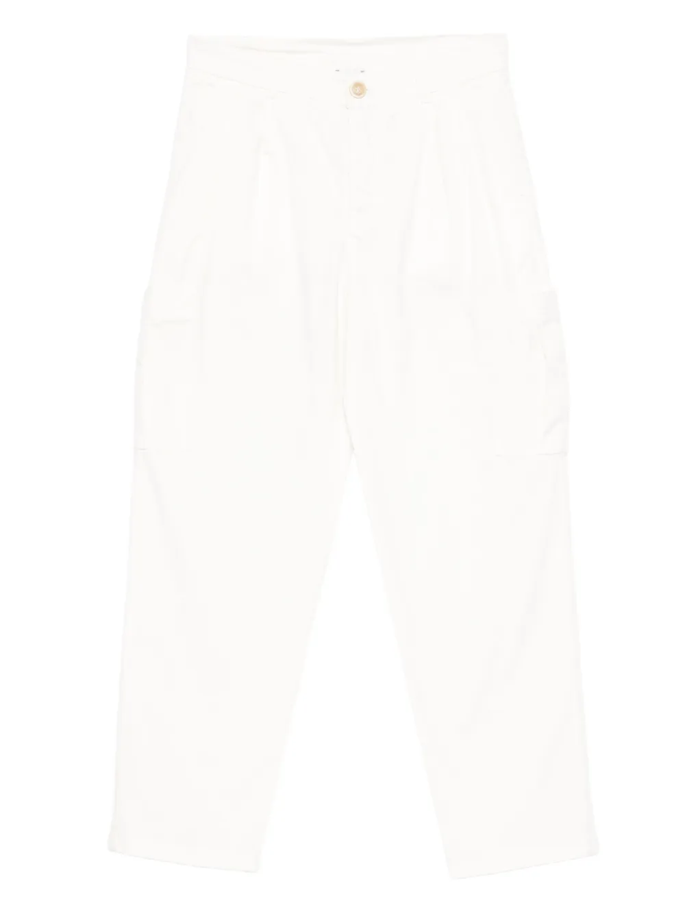 Eleventy Kids pleated trousers | White | Image 1