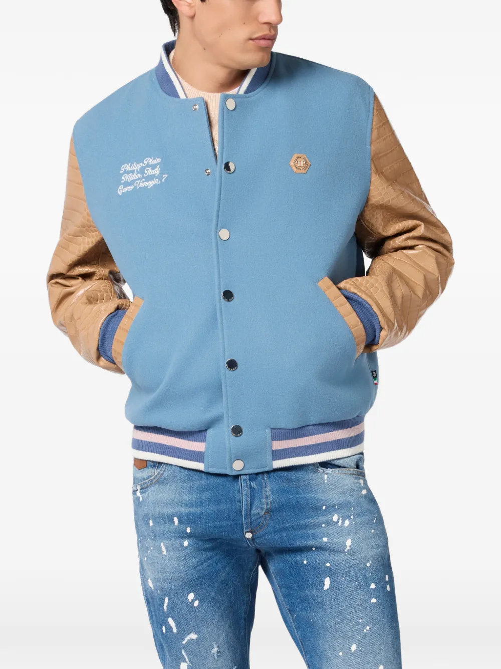 Philipp Plein Bomberjack Blauw