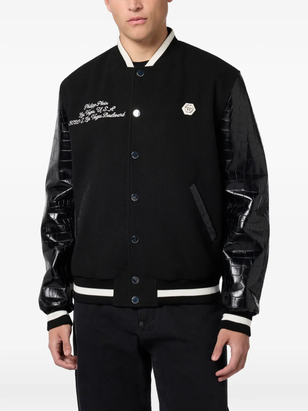 Philipp Plein Bomberjack Zwart
