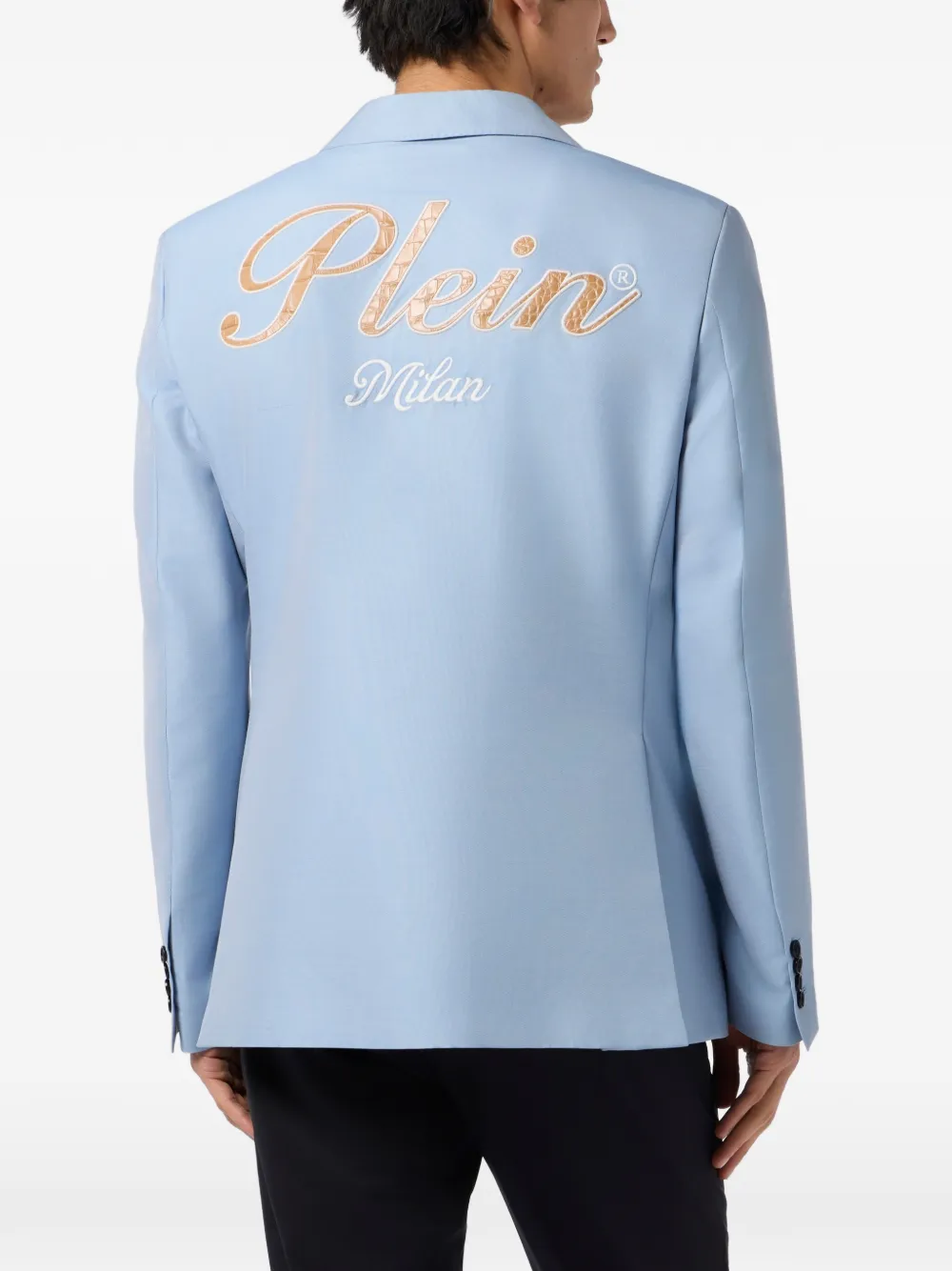 Philipp Plein Blazer met knopen Blauw