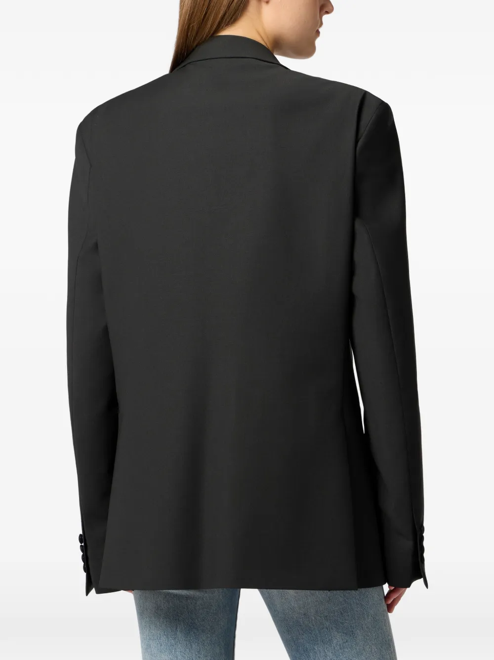 Philipp Plein Blazer met studs en revers Zwart