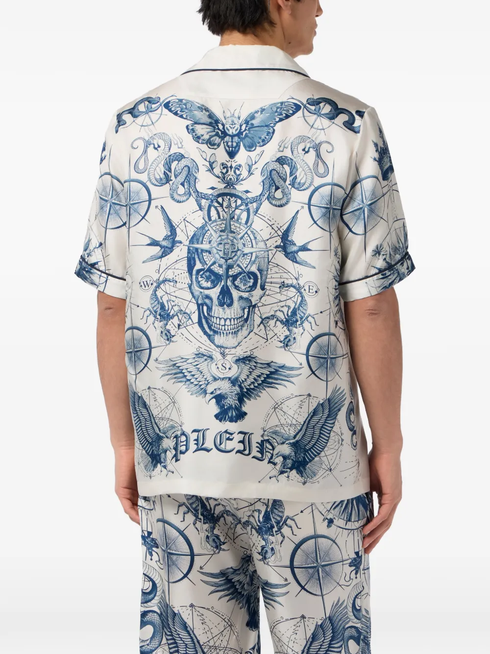 Philipp Plein Overhemd met print Wit