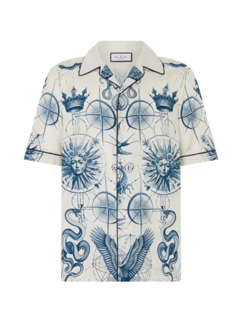 Philipp Plein printed silk shirt