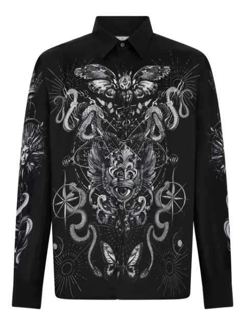 Philipp Plein printed silk shirt