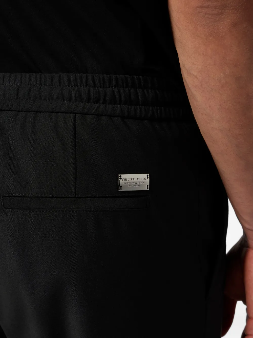 Philipp Plein Broek met trekkoord Zwart
