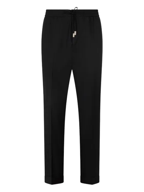 Philipp Plein pleated drawstring trousers