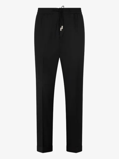 Philipp Plein Calça com pregas e ajuste no cós