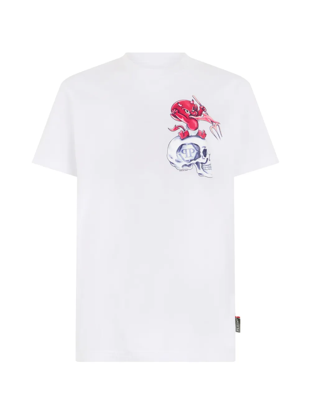 Philipp Plein printed round-neck T-shirt - Weiß