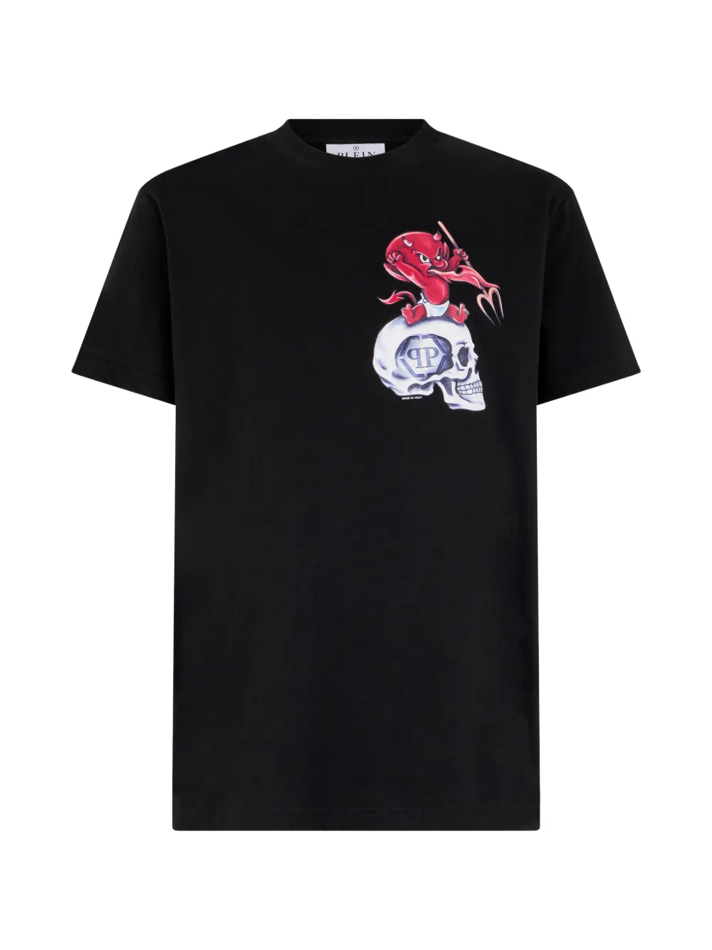 Philipp Plein printed round-neck T-shirt - Nero