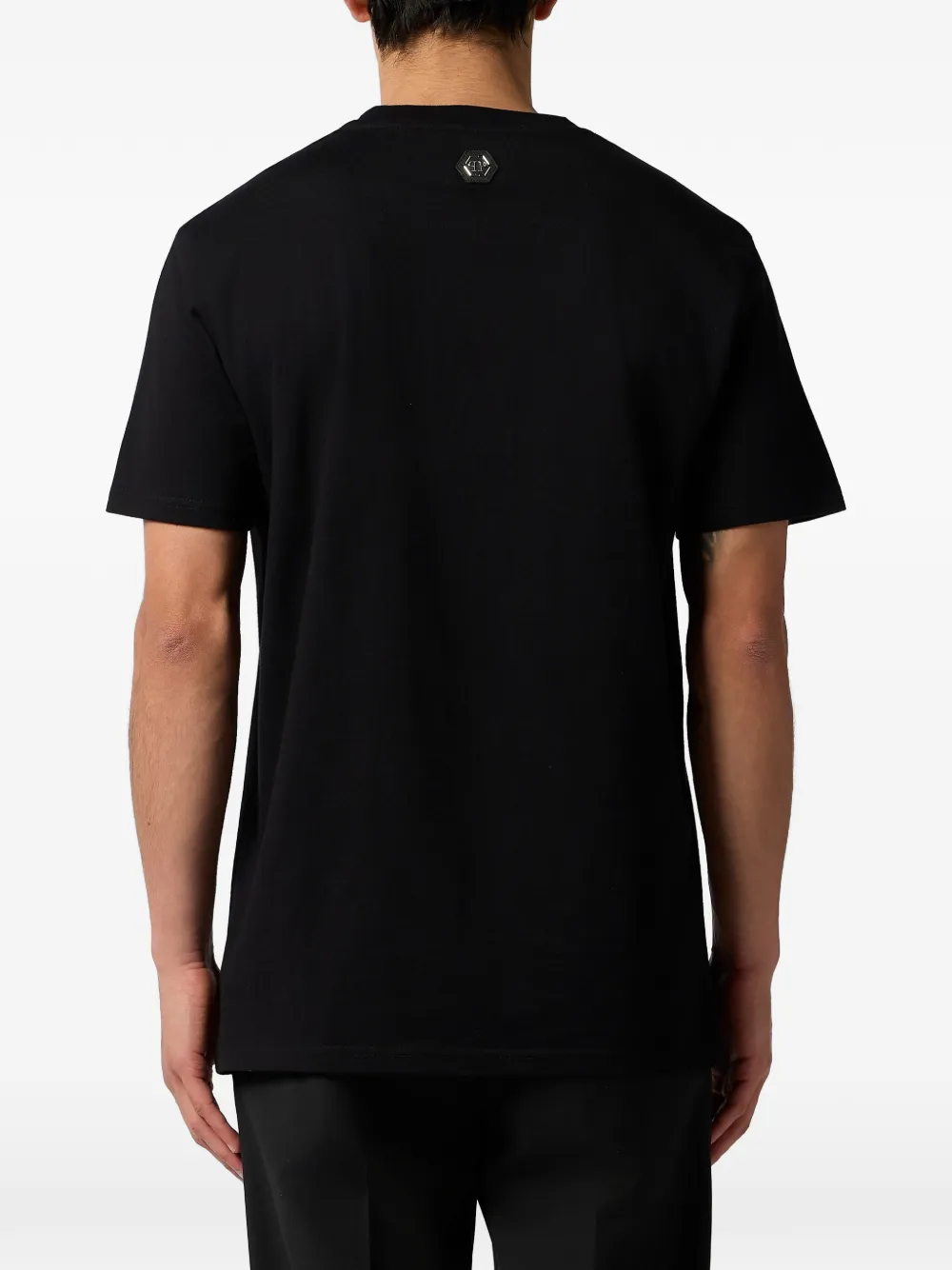 Philipp Plein T-shirt met stras Zwart
