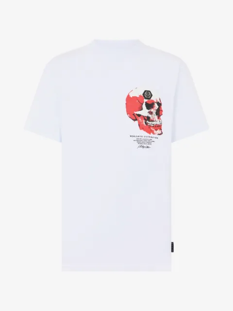 Philipp Plein T-Shirt mit Totenkopf-Print