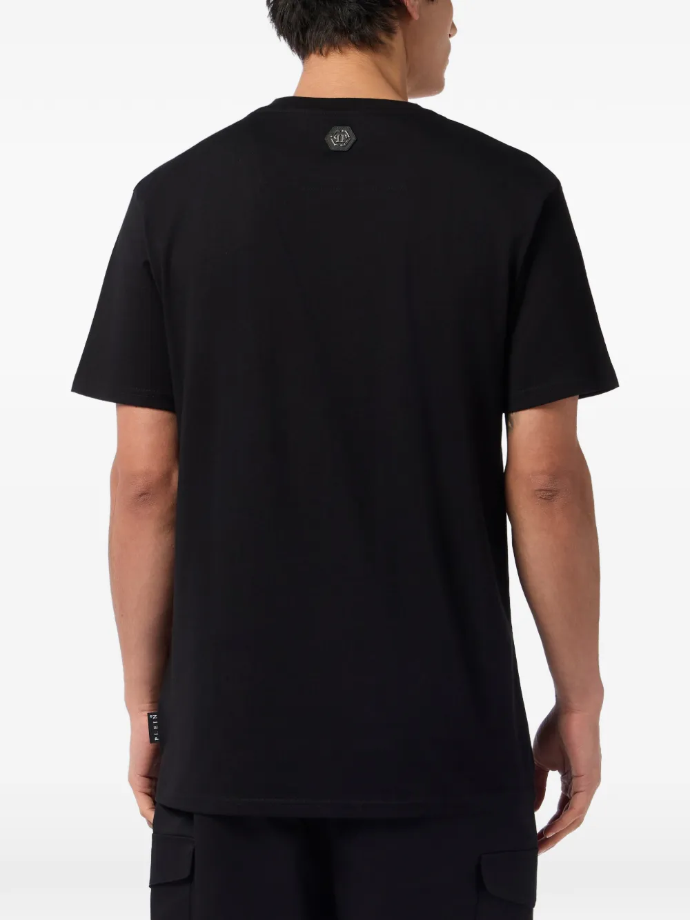 Philipp Plein Lava Skull T-shirt met ronde hals Zwart