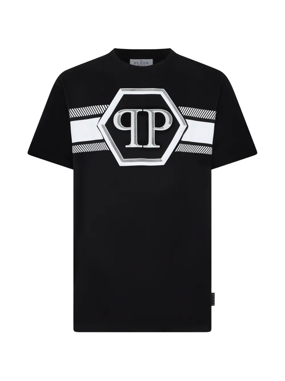 Philipp Plein hexagon-print T-shirt - Schwarz