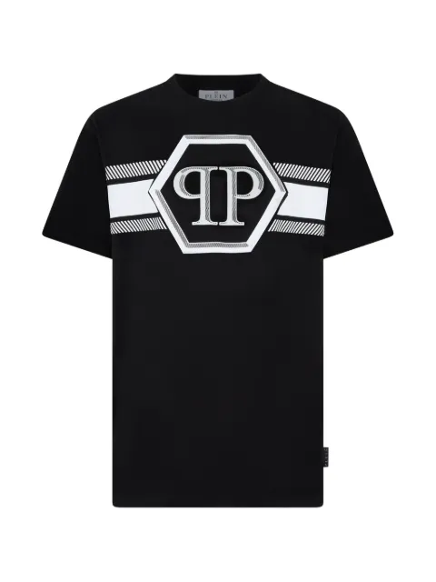 Philipp Plein hexagon-print T-shirt