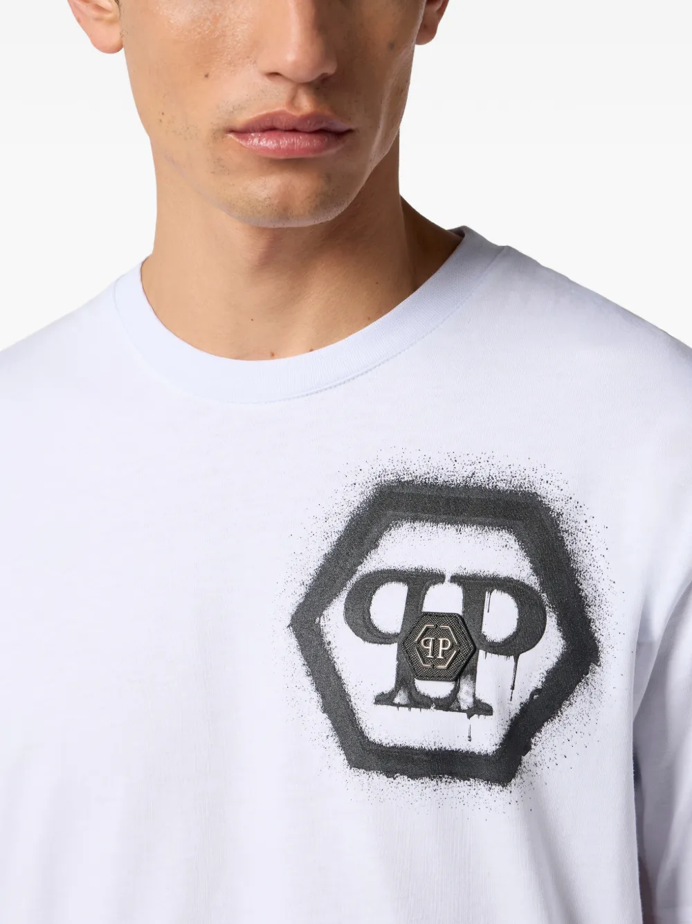 Philipp Plein T-shirt met print Wit