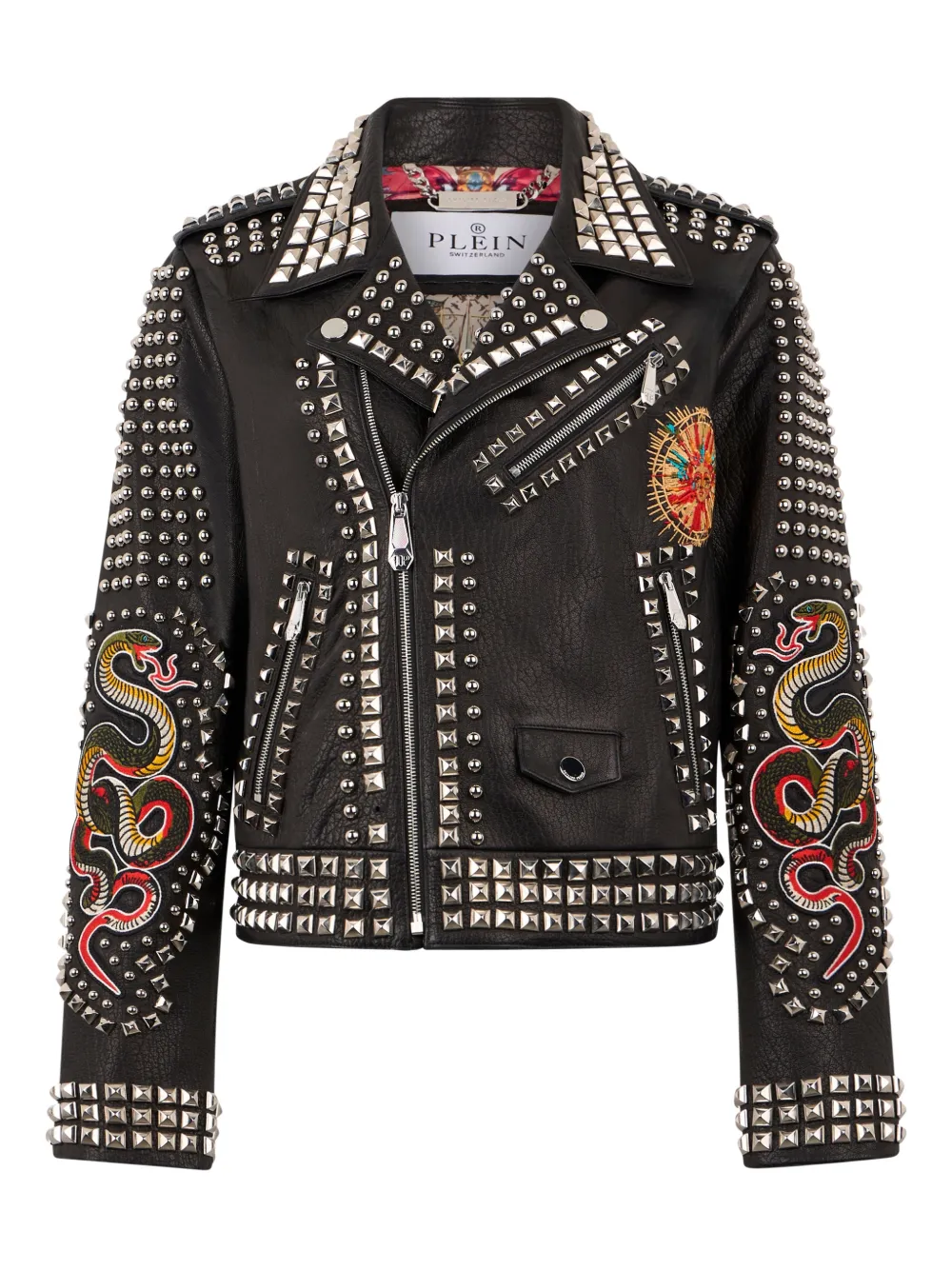 Philipp Plein Giacca con borchie - Nero