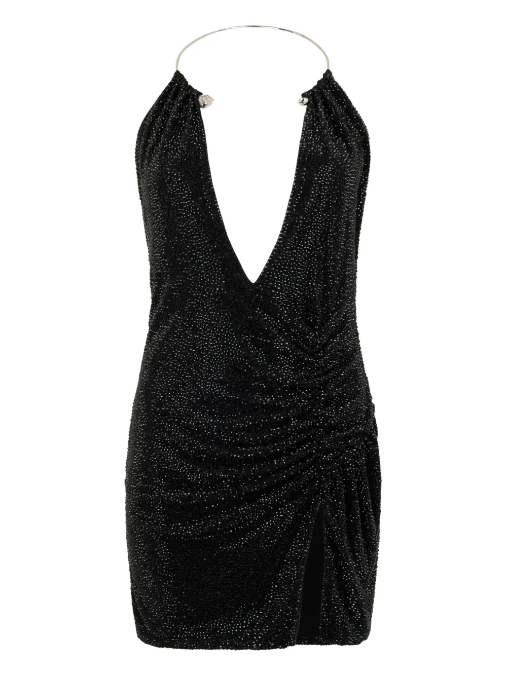 Philipp Plein bare-back mini dress - Nero