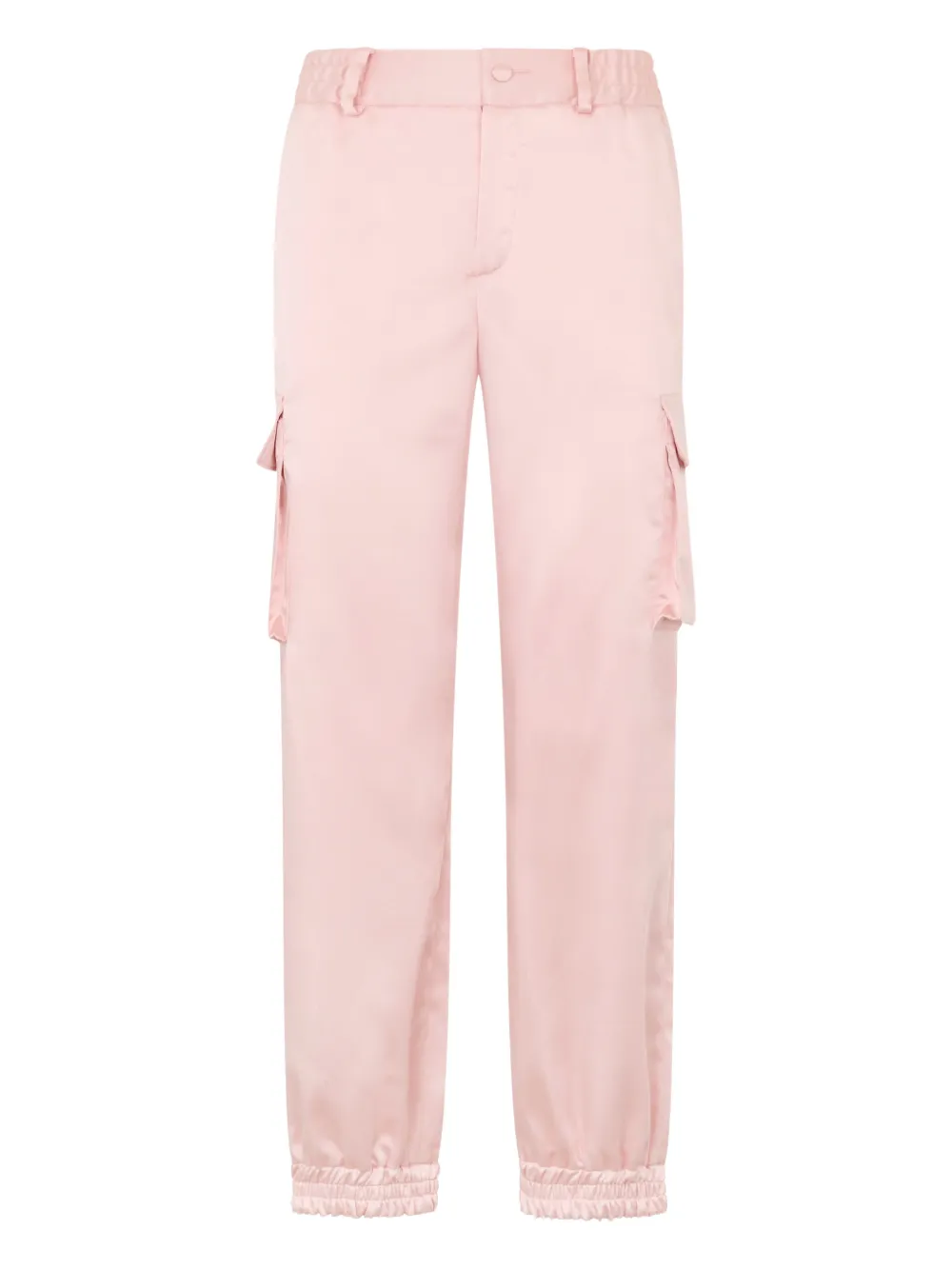 Philipp Plein satin patch-pocket cargo pants - Rosa