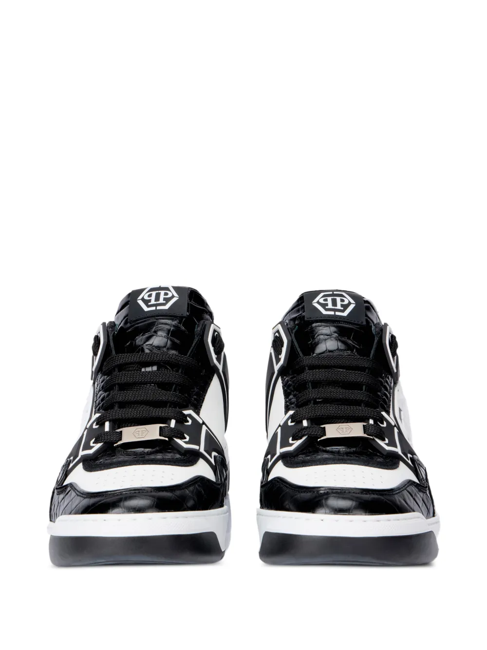 Philipp Plein Sneakers met logodetail Zwart