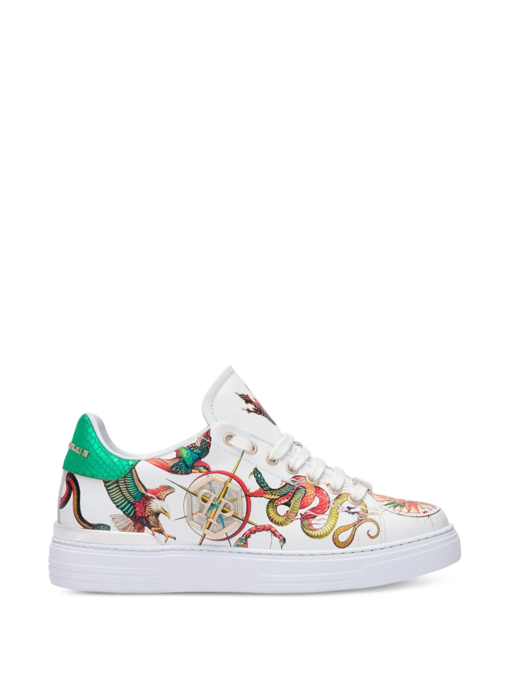 Philipp Plein Sneakers con stampa - Bianco