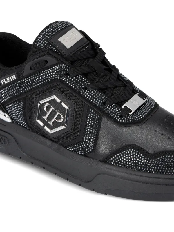 Philipp Plein low-top Sneakers SK8R Strass | Black | FARFETCH ZA