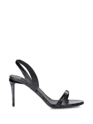 Dolce & Gabbana ビジュー サンダル | ブラック | FARFETCH JP