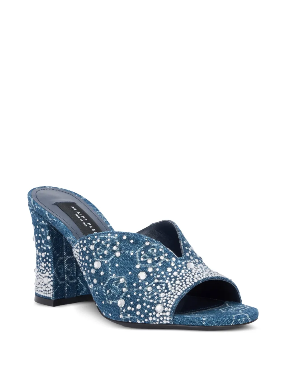 Philipp Plein monogram sandals Blauw