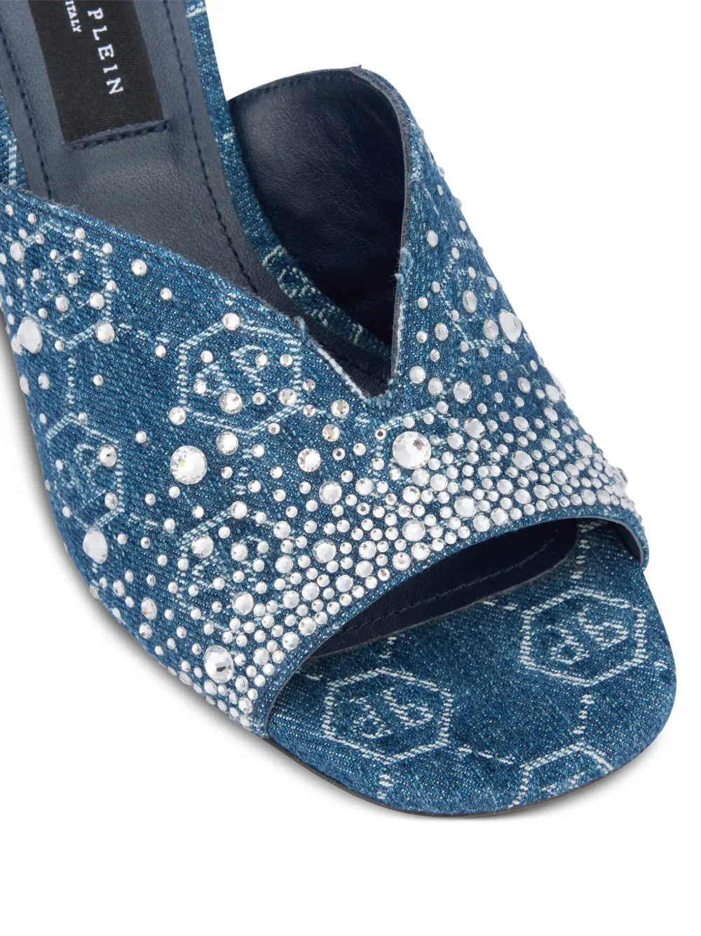 Philipp Plein monogram sandals Blauw