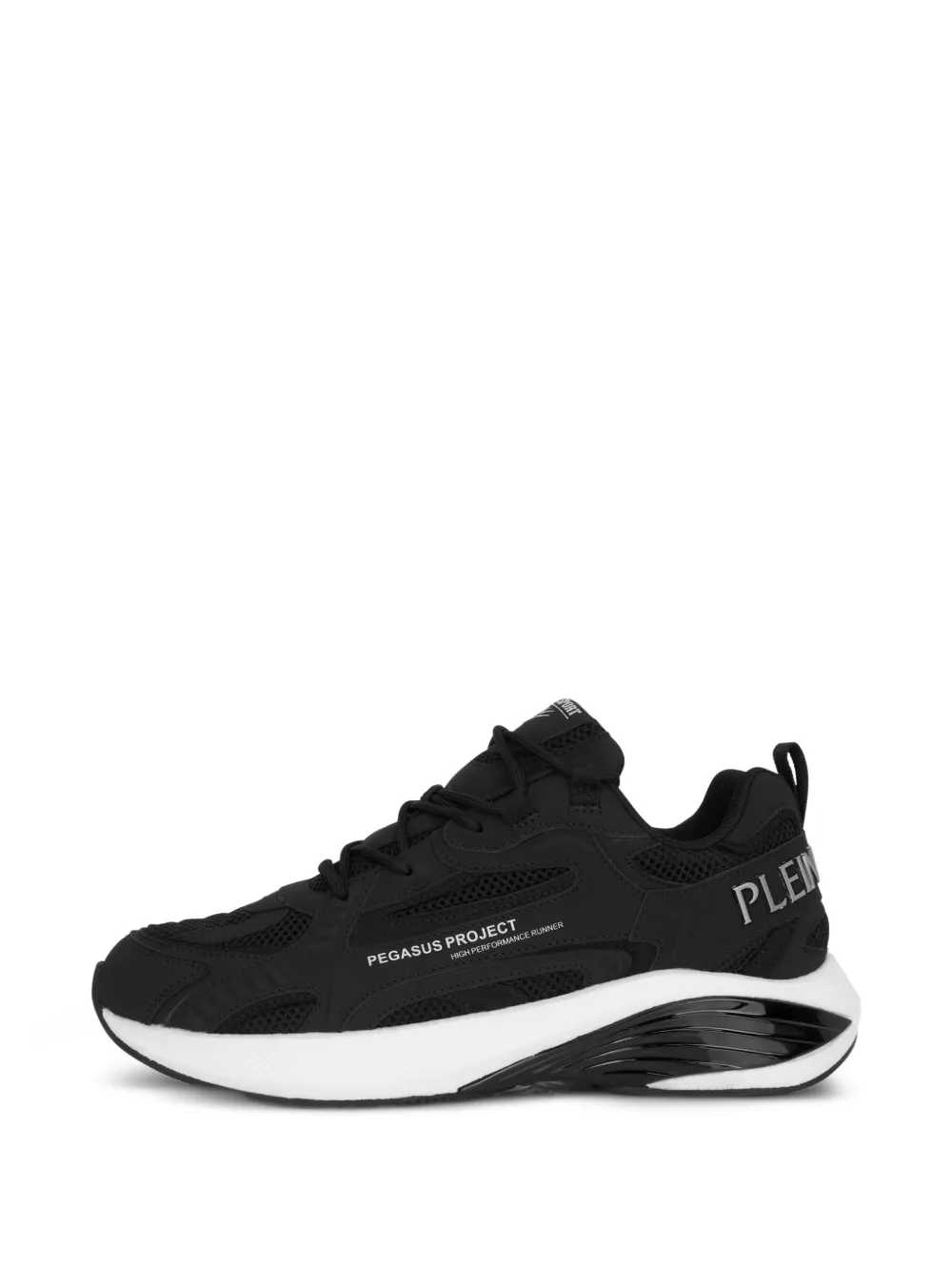 Plein Sport Pegasus Project sneakers met vlakken Zwart