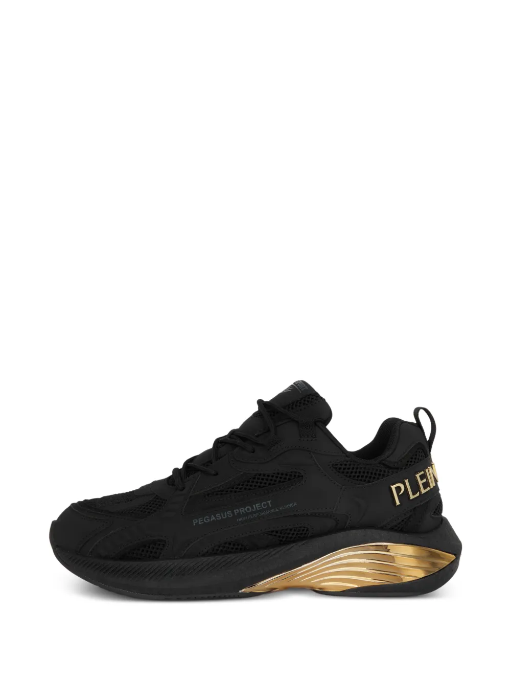 Plein Sport Pegasus Project sneakers met vlakken Zwart